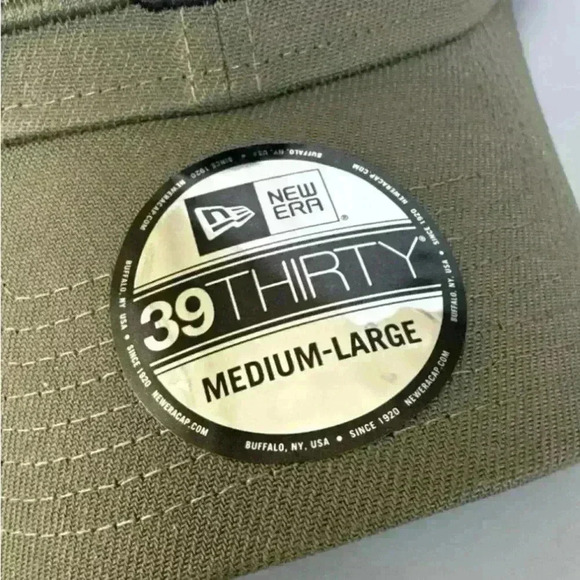 New Era Texas Rangers 39 Thirty Armed Forces Green Fitted Size M-L Hat Cap NWT - Picture 3 of 6